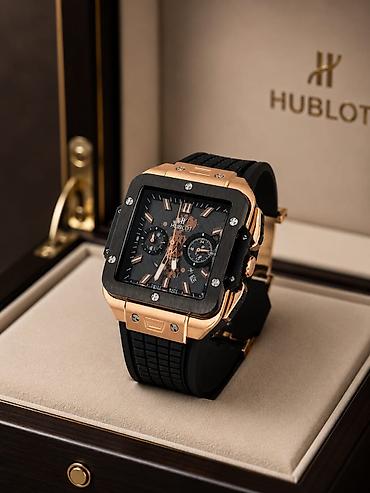 saat omega: Yeni, Qol saatı, Hublot, rəng - Qızılı — 2
