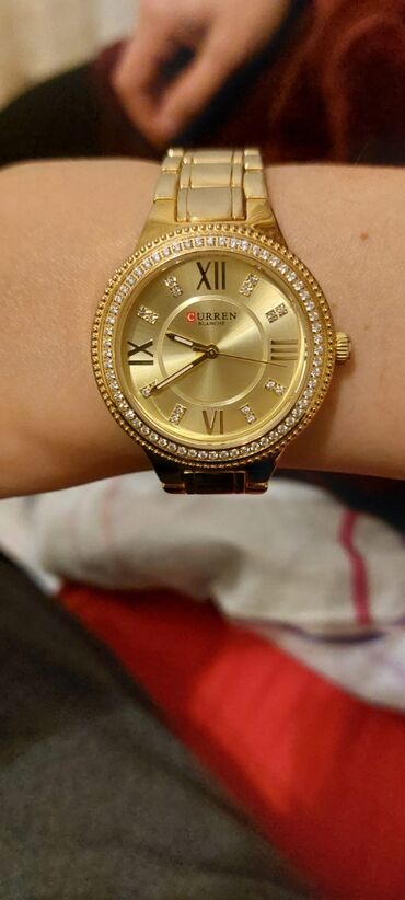 Qol saatları: Qol saatı, Curren, rəng - Qızılı — 10