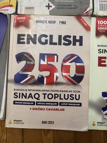 Digər məktəb dərslikləri: Test tolulari yeni toplular 5azn kohneler 3azn diger kitablar 3azn — 12