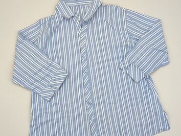 błękitna bluzki: Koszula Damska, 4XL, stan - Dobry