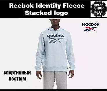 рехтон спорт: Мужской спортивный костюм, M, L, Reebok, Новый, цвет - Голубой, Самовывоз, Платная доставка — 1