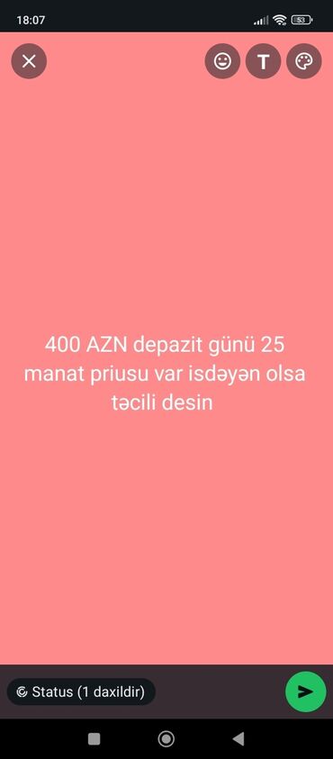 Toyota: 400 AZN depazitlə günü 25 manata prius Təcili 200 AZN ofis hakkı kim