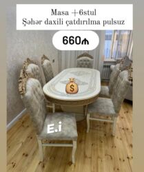Divanlar: Yeni, 6 stul lalafo.az -da Divanlar: Yeni, 6 stul
