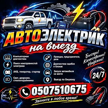 srv 1: Услуги автоэлектрика, Компьютерная диагностика, Специализация: Легковое авто, С выездом — 1