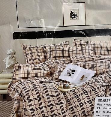 Комплекты постельного белья: Постельное бельё в клетку, комплект 3 предмета. Перед новогодный — 5