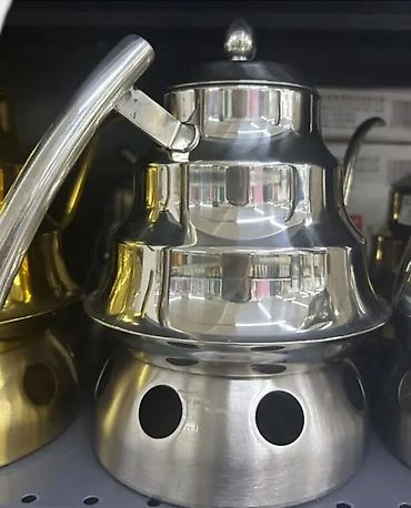 Çay dəstləri və servizlər: Çay dəsti, Metal — 3