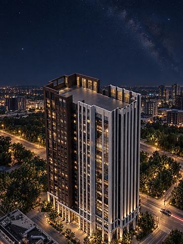 kut tower: 2 комнаты, 99 м², Элитка, 4 этаж, ПСО (под самоотделку) — 5