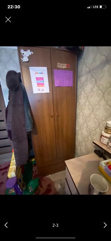 часы ручной работы настенные: Кийим салуучу шкаф, Колдонулган, Түз, Жыгач
