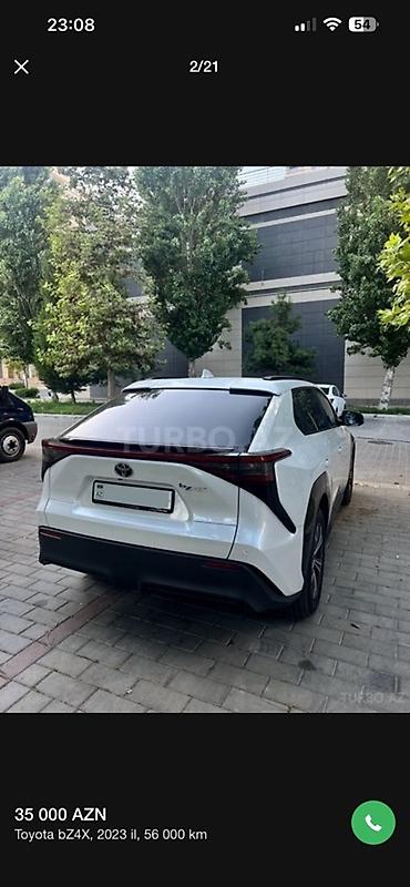 basak traktori: Toyota BA: 0.1 l | 2023 il Krossover — 2