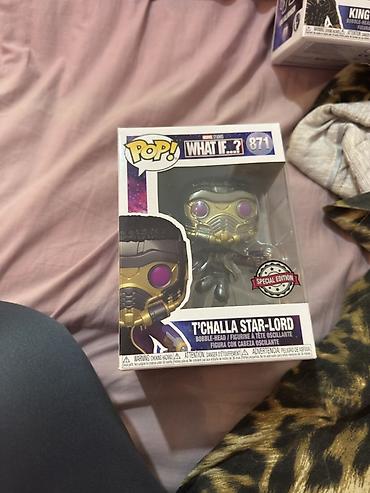 ucuz oyuncaqlar: Funko Pop! Marvel What If…? – T’Challa Star-Lord (871) Special Edition — 1