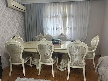 Qonaq otağı dəstləri: Klassik üslubda tam mebel dəsti - Yataq otağı: başlığı kapitonajlı — 6