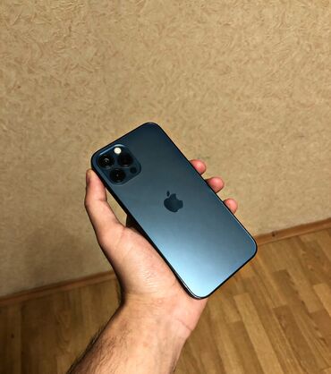 Apple iPhone: IPhone 12 Pro, 128 GB, Pacific Blue, Face ID