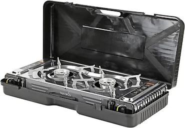 Oprema za kampovanje: Prijenosni dvostruki plinski rešo – Taylor & Brown - Dva snažna — 1