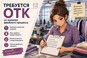 Тигүү иши: Техникалык көзөмөл оператору, Район: Кызыл Аскер, Төлөм: Жума сайын, Иш тартиби: Алты күндүк, Иш тажрыйбасы: 3-5 жылдык тажрыйба — 2