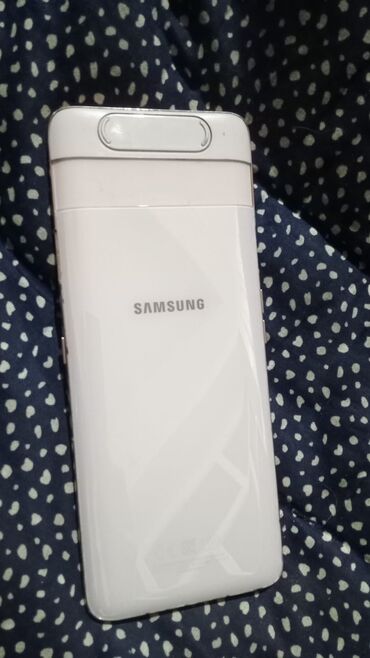 g динамики: Samsung A80, Б/у, 128 ГБ, цвет - Золотой, 1 SIM, 2 SIM