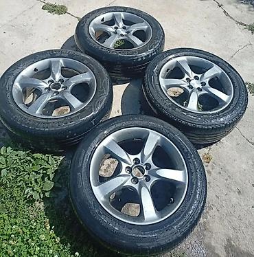 Колеса в сборе 215 / 60 / R 17, Лето, Б/у, Комплект, Легковые, Литые, отверстий - 5 — 1