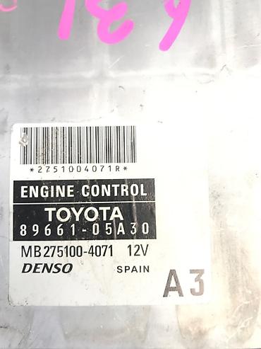 2nz fe: ЭБУ двигателя (ECU) TOYOTA AVENSIS - Назначение: блок управления — 2