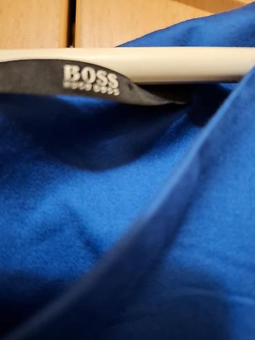 solid obuca kraljevo: Elegantna ženska haljina BOSS (Hugo Boss) u kraljevsko plavoj boji. - — 3