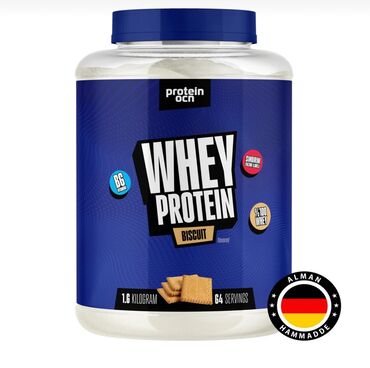 run nutrition: Whey Protein Ocean. Alman xammalı 1600 qram(64 porsiya)- peçenye