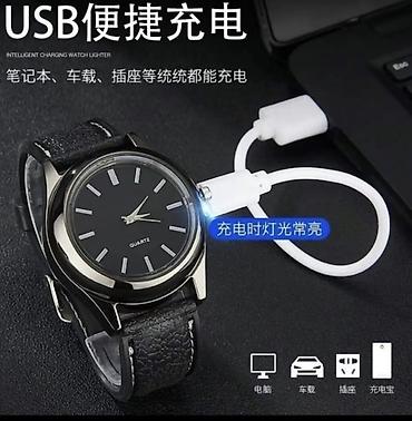 Другие наручные часы: Наручные часы с электронной зажигалкой USB в подарочной упаковке — 8