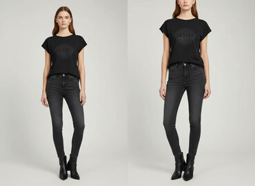 koszulka w paski sinsay: Mohito, T-shirt damski, rozmiar XS