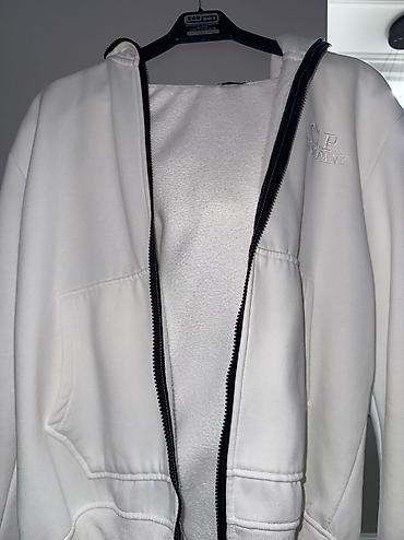 мин булак: C.P. Company Goggle Hoodie — белая худи на молнии с фирменными — 5