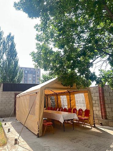 Аренда юрт: Аренда юрты, Каркас Деревянный, 80 баш, С полом, Самовар, Стол — 4