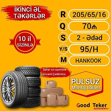 bakı qebele avtobus: ✅ 205/65/16 Bir cüt yaxşı vəziyyətdə iki ədədin qiyməti 70Azn 🚗 Köhnə — 5