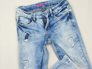 unisono spodnie: Jeans, 10 years, 140, condition - Fair