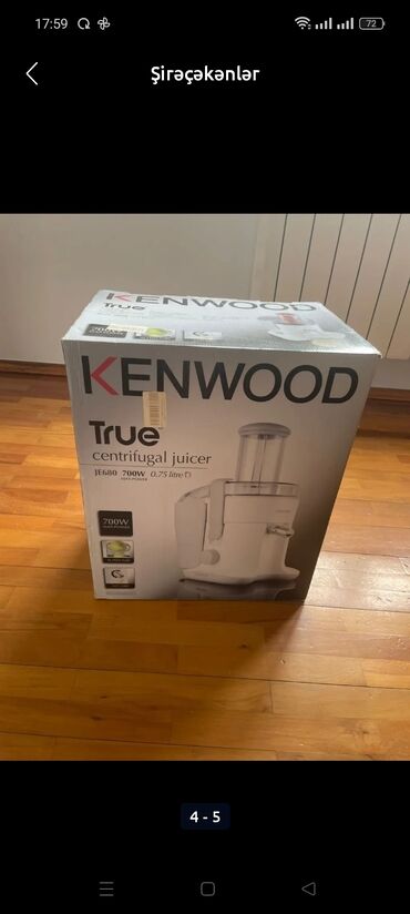 Соковыжималки: Соковыжималка Kenwood, Комбинированная, Новый, Платная доставка