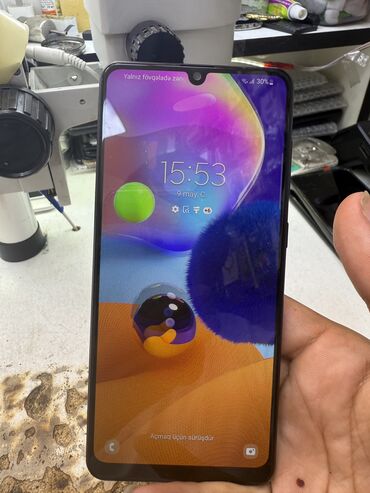 телефон флай 434: Samsung Galaxy A31, 64 ГБ, цвет - Черный, Отпечаток пальца, Face ID