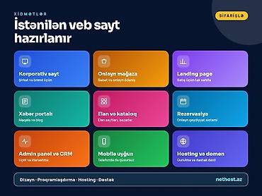 kub hesablama: Veb saytların hazırlanması | Hosting — 5