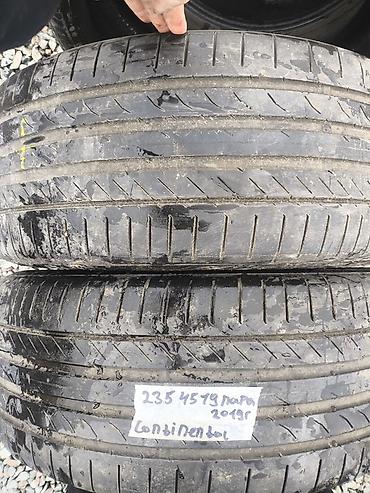 continental: Шины 235 / 45 / R 19, Лето, Б/у, Пара, Легковые, Continental — 1