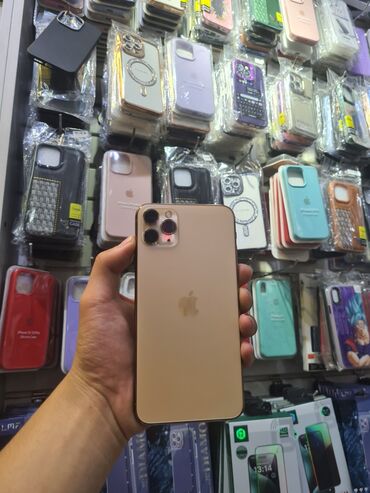 айфон 16 про макс 512 гб цена в бишкеке: IPhone 11 Pro Max, Колдонулган, 64 ГБ, Алтын, Каптама, 100 %