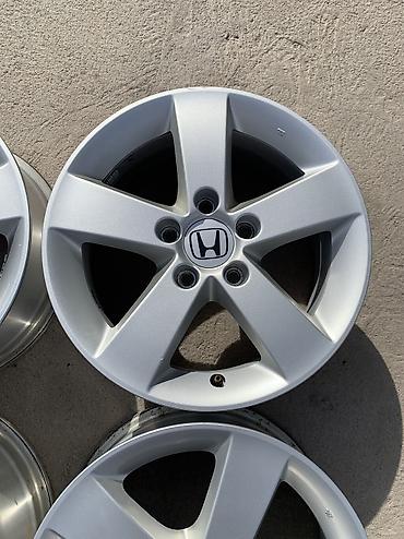 Диски: Литые Диски R 16 Honda, Комплект, отверстий - 5, Б/у — 3