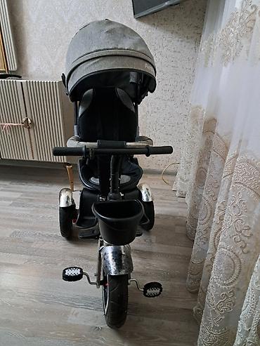 4 təkərli ateme: Uşaq üçtəkərli velosipedi – valideyn idarəetməsi və günqoruyucu tentlə — 4