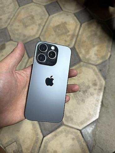 IPhone 15 Pro, Б/у, 128 ГБ, Space Gray, Коробка, 87 %