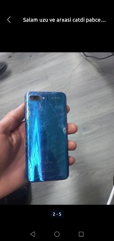 Honor: Honor 10, 64 GB, rəng - Göy, Face ID