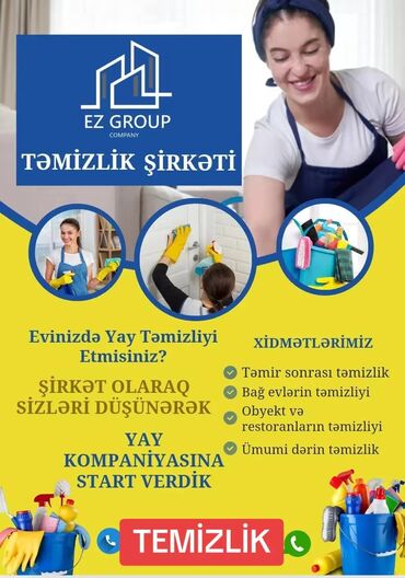 xalça yuma 1 azn 2022: Təmizlik | Ofislər, Mənzillər, Evlər | Ümumi təmizlik, Gündəlik təmizlik, Təmirdən sonra təmizlik