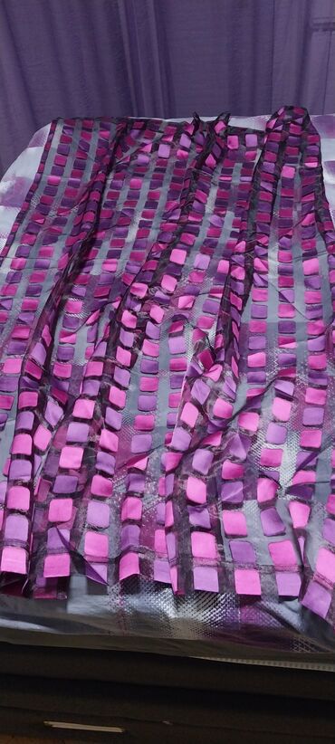 Zavese i draperije: Tanke i mrežaste zavese, bоја - Ljubičasta