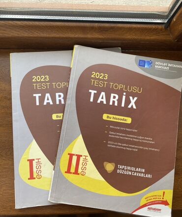 Testlər: Kitab yenidir,içi yazılmayıb.Kitabda tapşırıqların düzgün cavabları da