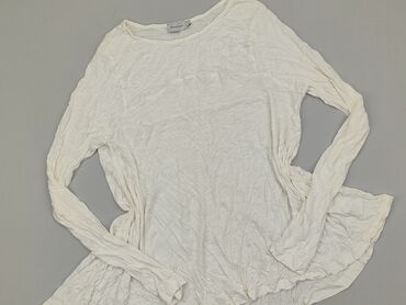 białe bluzki z koronkowymi rękawami: Blouse, L (EU 40), condition - Very good