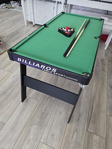 биляртный стол: Мини-бильярдный стол BILLIAROS Table Sport Snooker, складной. Детский — 5