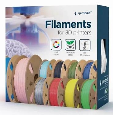 Druga oprema za računare i laptopove: PLA filament za 3D štampače – 1,75 mm, kotur 1 kg Opis: - Materijal — 5