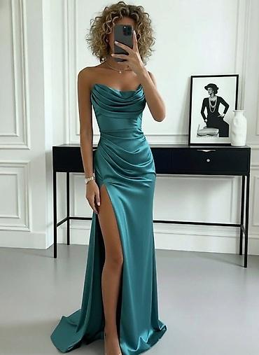 Haljine: 04. 🤍 Haljina saten 3.800 dinara 🤍 A — 2