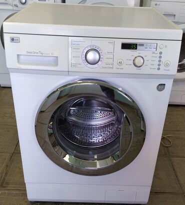 купить бу стиральную машину автомат: Стиральная машина LG, Б/у, Автомат, До 7 кг, Полноразмерная