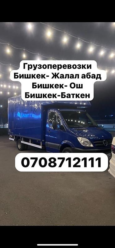 rex sprinter: Грузоперевозки по Кыргызстану на тентованном фургоне Mercedes — 1