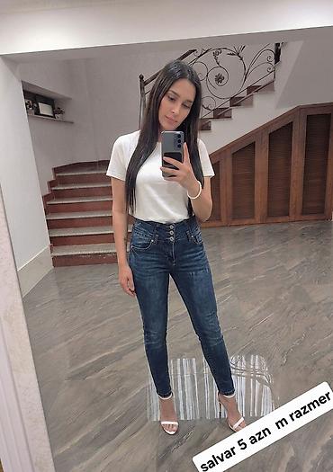 cins: Qadın geyimləri – ölçülər S/M - Uzun xarlı don, xardal rəngi, ön — 3