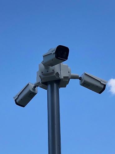 socket 1155: Уличный комплект видеонаблюдения 360° на мачте - Профессиональный — 1