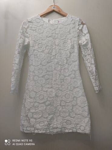 Кружевное белое платье
Размер M
Цена 600